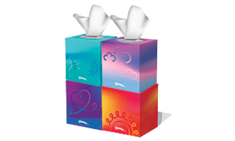 Kleenex<sup>®</sup> Collection - Mouchoirs boîte