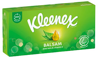 Kleenex<sup>®</sup> Balsam - Mouchoirs Boîte